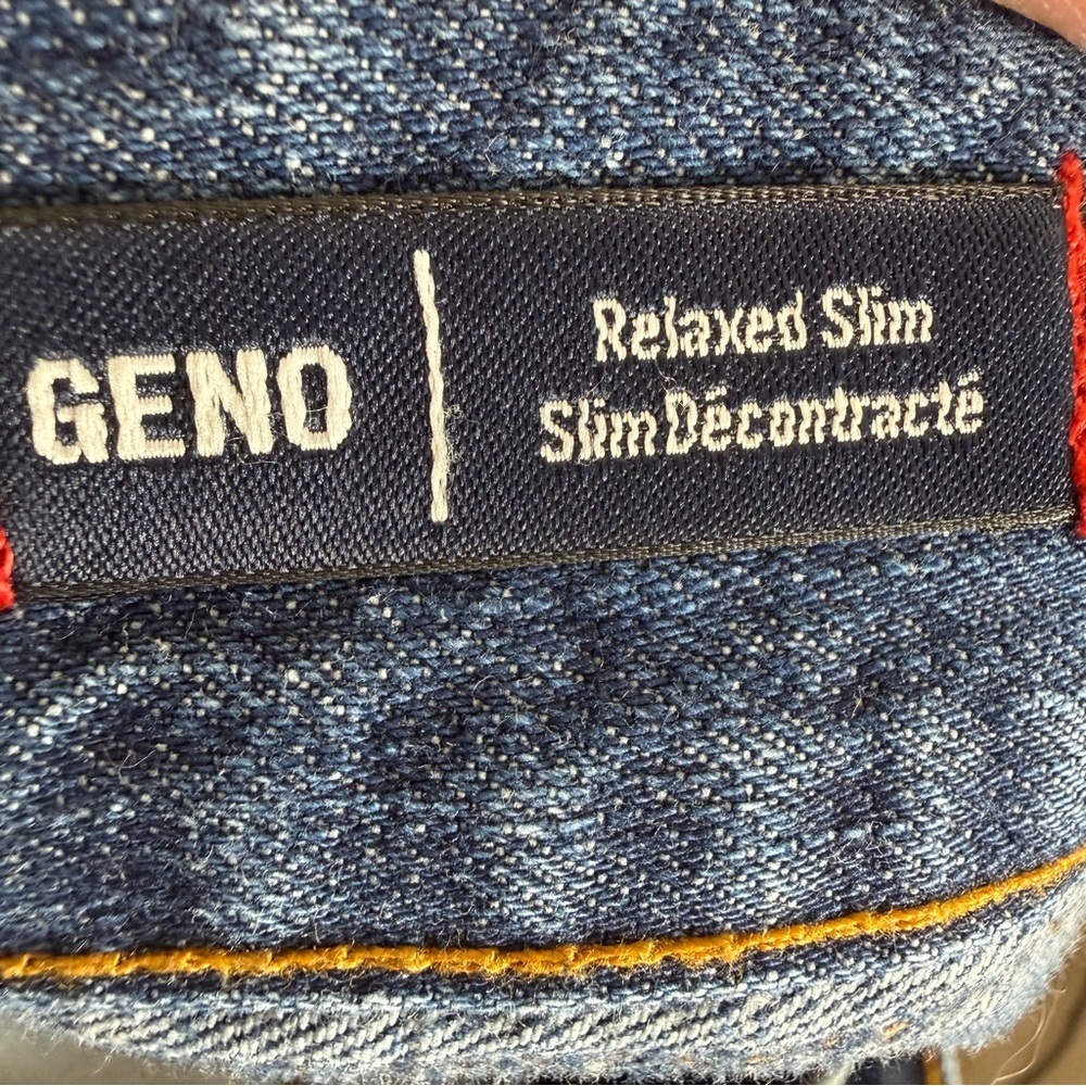 True Religion Geno Jeans Men's Size 30 (32X34) Blue Relaxed Slim No Flap - Picture 5 of 13